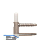 SFS T�rband Rahmenteil verstellbar, wartungsfrei, f�r Holzst�cke, vernickelt