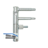 T�rband ANUBA 3-DIM Incantobolzen 45 mm, Bandh�he 92 mm, � 15 mm,verzinkt silber