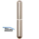 Aufsteckh�lsen 3- DIM, rund, Band � 20 mm, Aluminium vernickelt 112 mm