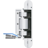 SIMONS Glast�rband TECTUS TEG 310 2D, verdeckt, 60kg,Stahl wei� matt RAL9016