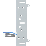 SIMONS Befestigungsplatte f.Futterzarge Keep Close KCM50FZ zu TEG310 2D,verzinkt