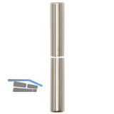 Aufsteckh�lsen 3- DIM, Band � 15 mm, Bandh�he 112 mm, Aluminium vernickelt