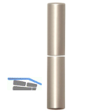 Aufsteckh�lsen 3- DIM, Band � 15 mm, Bandh�he 112 mm, Aluminium vernickelt matt