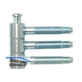 Steckband 3-teilig � 16 mm, H�he 46,7 mm, verzinkt