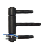 Herkula-Band 3-teilig, mit Aush�ngesicherung, � 20 mm, Stahl schwarz br�niert *