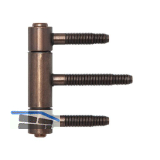 Herkula-Band 3-teilig, mit Aush�ngesicherung, � 20 mm, Stahl bronze patiniert