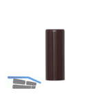 Aufsteckh�lsen 3- DIM, Band � 20 mm, Kunststoff braun