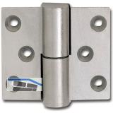 SOLIDO Zylinderband, rechts, H�he 60 mm, SCH 27-24, vernickelt