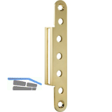 SIMONSWERK Abdeckwinkel VX 7560 KK, Stahl vermessingt poliert