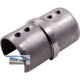 IAM DESIGN Verbinder f�r Rundrohr � 42,4 x 1,5 mm, Edelstahl geschliffen V2A