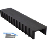 IAM DESIGN Befestigung SPEEDY RAIL f. Nutrohr,Glasst�rke 12,76mm,Kunststoff/EPDM