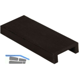 IAM DESIGN Befestigung SPEEDY RAIL f. Nutrohr,Glasst�rke 16,76mm,Kunststoff/EPDM