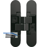 ANSELMI T�rband verdeckt AN 160 3D, Zinkdruckguss schwarz