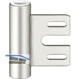 SIMONSWERK T�rband Rahmenteil 11.309, Stahlzarge, Bandh�he 48,5 mm, vernickelt