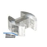 IAM DESIGN Glas Montage- Abstandhalter,Glasst�rke 16,76mm, Kunststoff