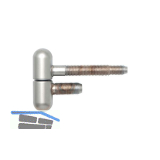 SFS Stahlzargenband 2-tlg. mit Rundkopf, � 16 mm, H�he 50,5 mm, verchromt matt