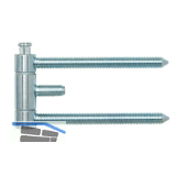 Stahlzargenband 3-tlg. brandschutztauglich, Stahl verzinkt