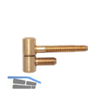 SFS Stahlzargenband 2-tlg. Band 16x41mm,Stahl vermessingt