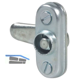 IBFM Riegel f�r Metallt�ren/Schr�nke, 48 x 19 x 19 mm, Stahl verzinkt