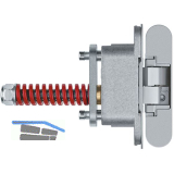 ANSELMI T�rband verdeckt AN 107 3D, Zinkdruckguss verchromt matt