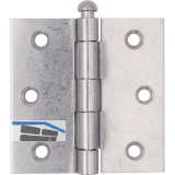 Scharnierband, 76 x 76 mm, Rollen � 11 mm, Edelstahl