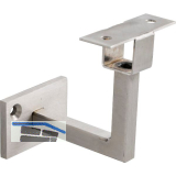 IAM DESIGN Handlauftr�ger f�r LED Beleuchtung, eckig, Edelstahl