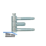 Stahlzargenband 3-tlg. Band 16 x 46,7 mm, Stahl verzinkt