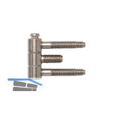 Stahlzargenband 3-tlg. Band 16 x 46,7 mm,Stahl vernickelt