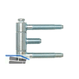 Stahlzargenband 3-tlg. Band 18 x 61 mm, Stahl verzinkt