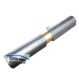 Federband, Bandh�he 165mm, � 22 mm, Stahl blank mit Messingring