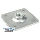 Aufschraubplatte f�r Anschwei�band, M20, Stahl verzinkt