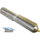 Bandrolle mit Schmiernippel 414/G, � 32 mm, H�he 200 mm, Stahl blank