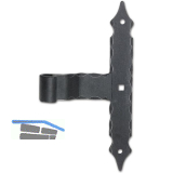 Kreuzband ohne Kegel, 300 x 40 x 6 mm, Schmiedeeisen verzinkt geschw�rzt