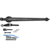 T�rlangband KREMS 2317, 500 mm, Eisen verzinkt, alt geb�rstet