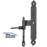 Fenstermittelband Krems, Eisen schwarz verzinkt, alt geb�rstet*