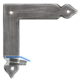 Fensterwinkel Krems, Eisen schwarz verzinkt, alt geb�rstet*