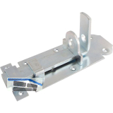 Querriegel gerade mit Schlaufe, Platte 180 x 55 mm, Stahl verzinkt