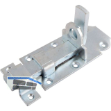 Querriegel gerade mit Schlaufe, Platte 120 x 45 mm, verzinkt