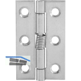 Federscharnier 50 x 30 x 1,2 mm, Edelstahl
