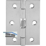 Federscharnier 60 x 45 x 1,5 mm, Edelstahl