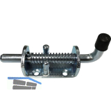 IBFM Federbolzen/Federriegel � 12 mm, Platte 75 x 40 mm, verzinkt