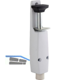 DENI T�rfeststeller 3834 Hub 30 mm, 40x190 mm, Zinkdruckguss wei�