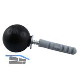 IBFM T�rpuffer - Kugelform Kunststoff schwarz