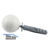 IBFM T�rpuffer - Kugelform Kunststoff wei�