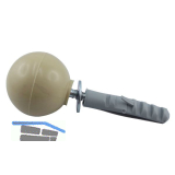 IBFM T�rpuffer - Kugelform Kunststoff beige