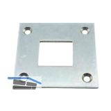 Bodenschlie�blech f�r Treibriegelstange 16 x 16 mm, verzinkt