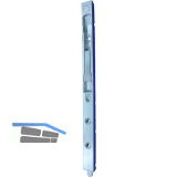 Innent�rkantriegel 600 mm, Radius 8, Stahl silberf�rbig (58465)