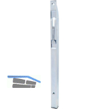 T�rkantriegel U-Geh�use mit Klapphebel. 300 x 18 x 17 mm, Hub 14,verzinkt silber