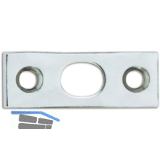 T�rkantriegel-Schliessblech, 40 x 15 x 2 mm, Edelstahl
