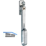 Schlaufenhebel f�r Tortreibriegel, 240 mm, leichte Version, verzinkt